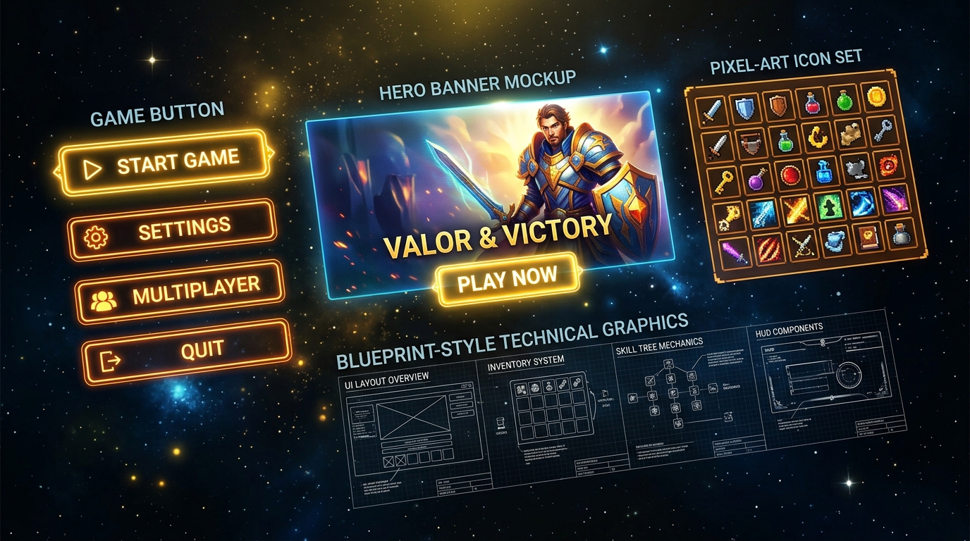UI and Production Art showcase
